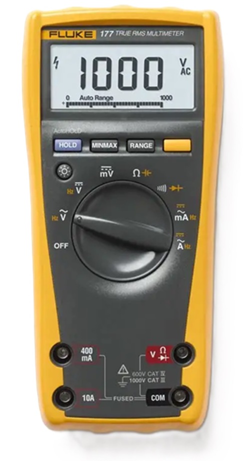 MULTIMETRO DIGITAL TRUE RMS CAT IV 600V//CAT III 1000V FLUKE-177 ESFP