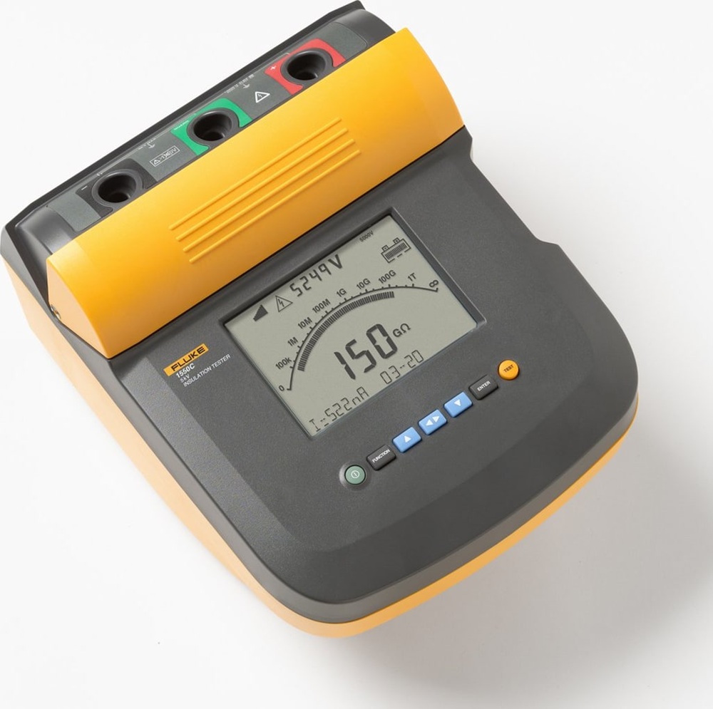 MEGOMETRO DIGITAL 5KV MOD 1550 KIT CAT III 1000 V/CAT IV 600V FLUKE-1550C FC KIT