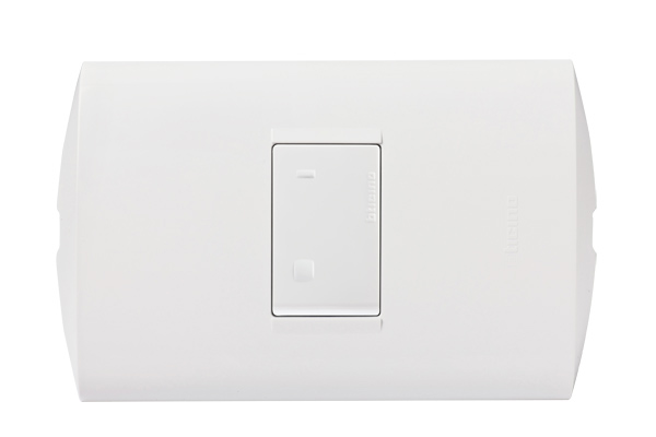 INTERRUPTOR SIMPLE 3 VIAS BLANCO 250V 15A PLACA BLANCA MODUS STYLE AE2101EB