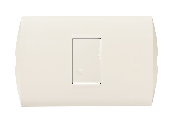 INTERRUPTOR SIMPLE 1P MARFIL 250V 10A PLACA MARFIL MODUS STYLE AE2100EM