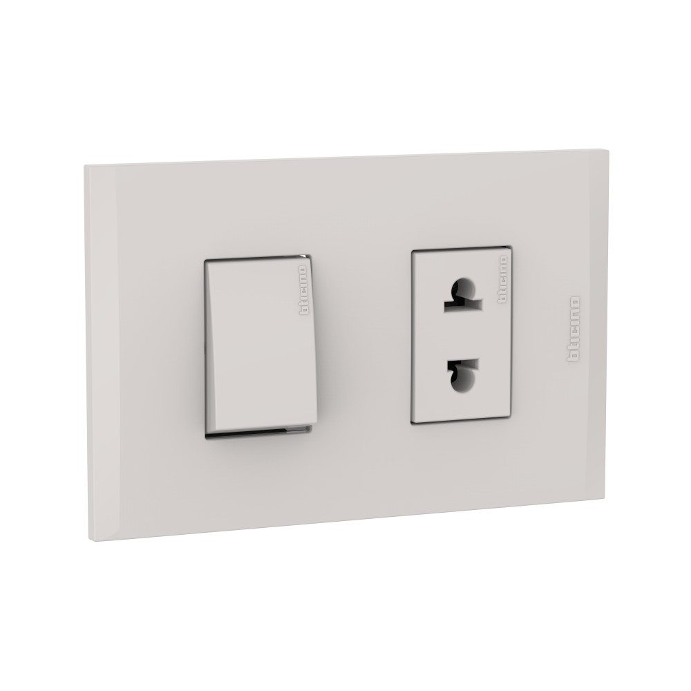 INTERRUP UNIP +TOMACORRIENTE UNIVERSAL 16A 250V ARENA PLACA ARENA MODUS4 AH2230EH
