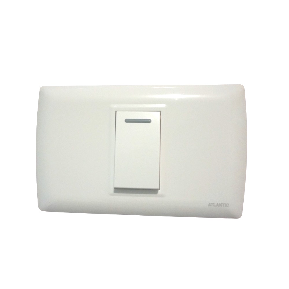INTERRUPTOR SIMPLE 1P BLANCO 250V 16A PLACA BLANCO LP1611S