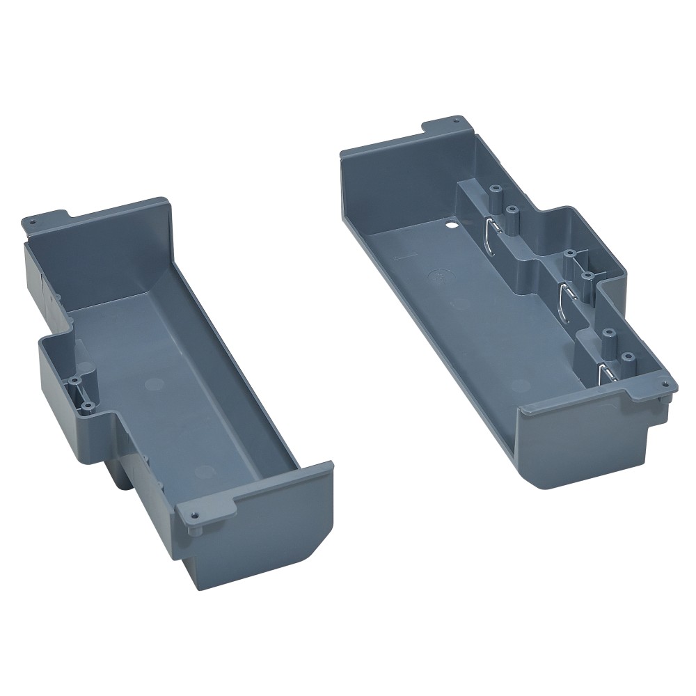 CAJA TOMACORRIENTE PISO EMPOTRABLE 12 MOD GRIS 088027