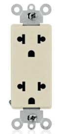 TOMACORRIENTE EMP UNIVERSAL DOBLE MARFIL 2P+T 15A 250V 5825I