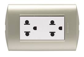 TOMACORRIENTE DOBLE UNIVERSAL BLANCO 2P+T 16A 250V PLACA PERLA MODUS STYLE AE2212EBNAT