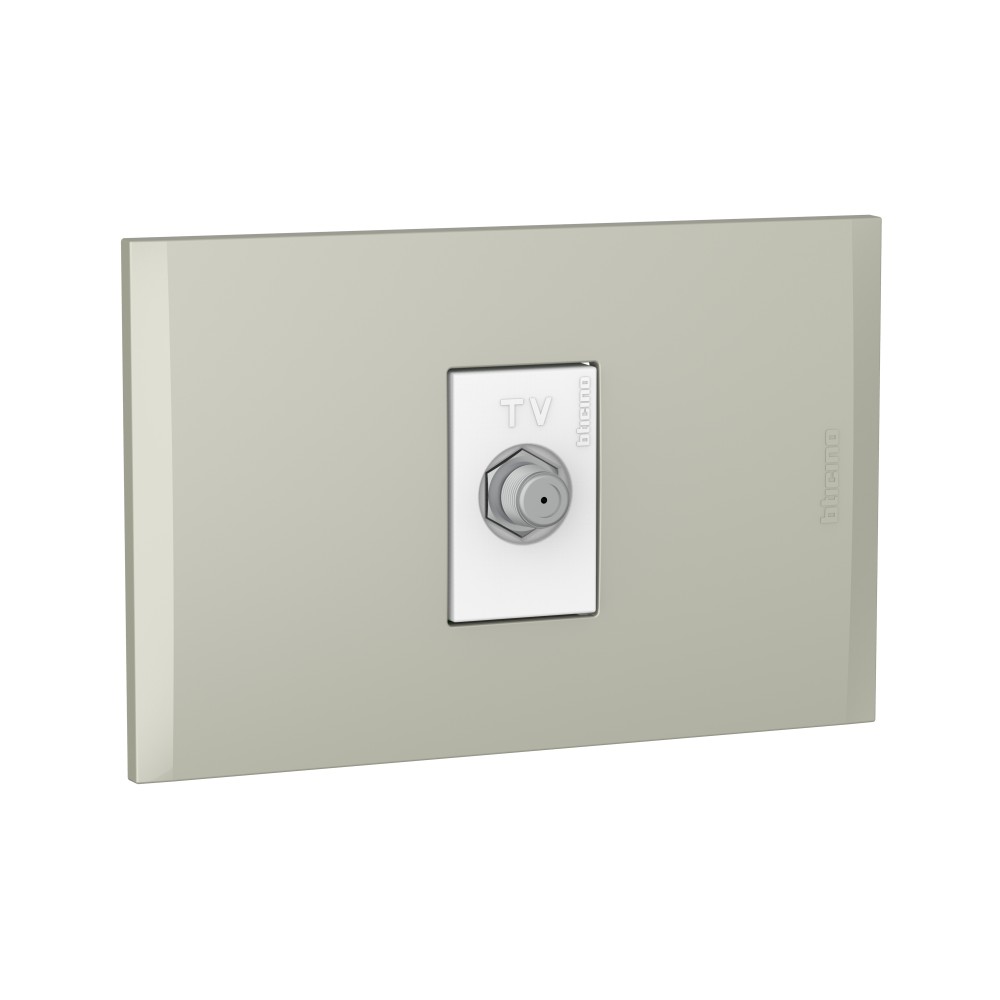 TOMA COAXIAL TV 1 MOD BLANCO PLACA TERRA MODUS4 AH2152E1BTI