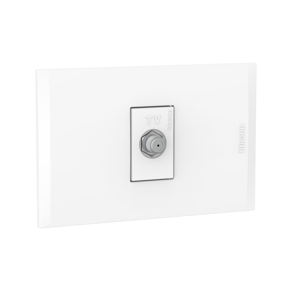 TOMA COAXIAL TV 1 MOD BLANCO PLACA BLANCA MODUS4 AH2152E1B