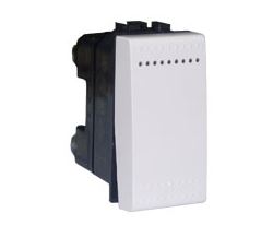 DADO INTERRUP SIMPLE 1P 250V 16A 1 MOD BLANCO LIVINGLIGHT N4001