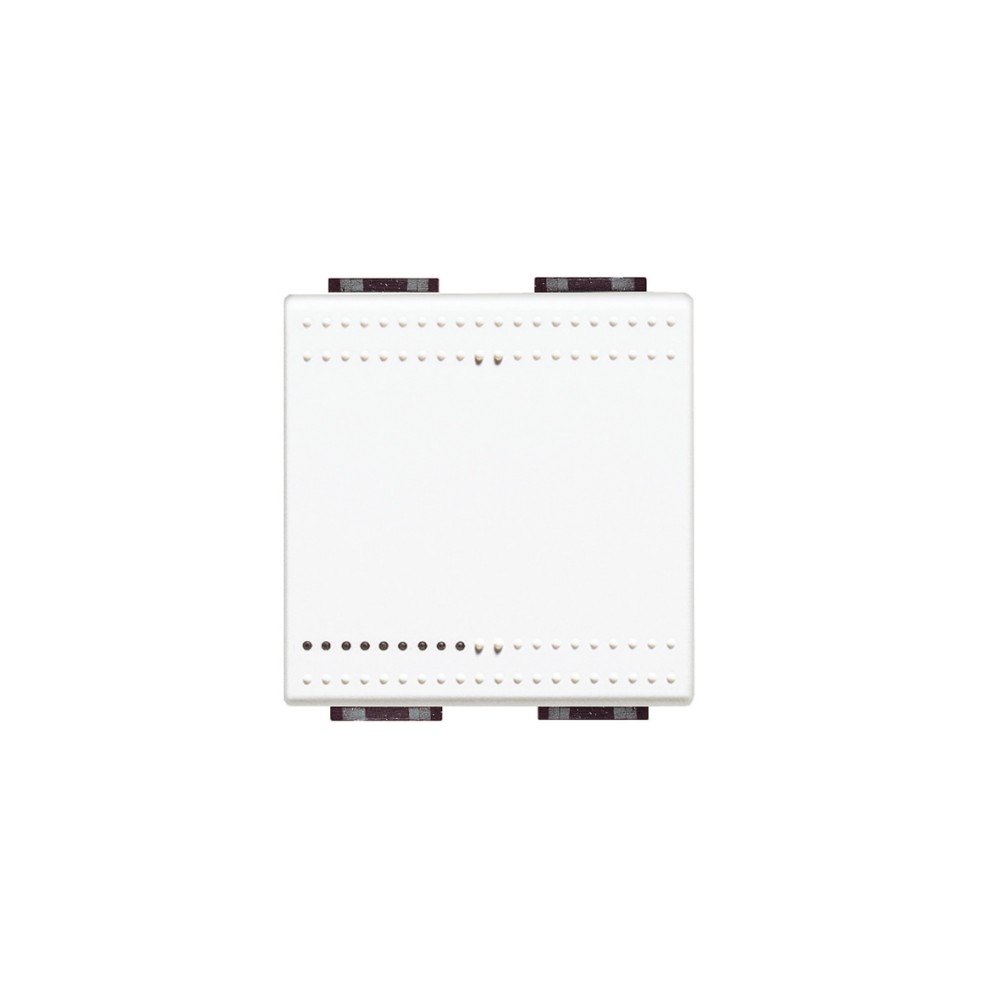 DADO INTERRUP SIMPLE 1P 250V 16A 2 MOD BLANCO LIVINGLIGHT N4001/2P