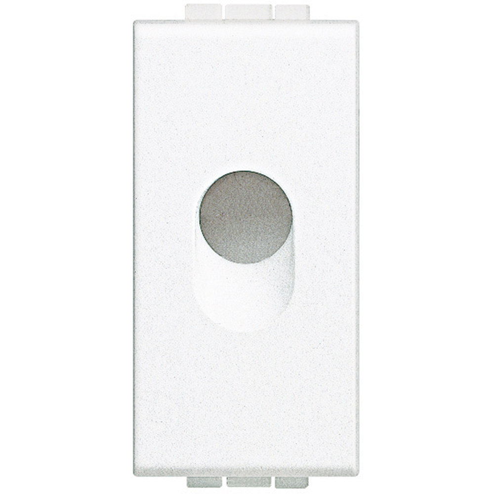 TAPA CIEGA BLANCO 1 MOD C/SALIDA 9MM LIVINGLIGHT N4953