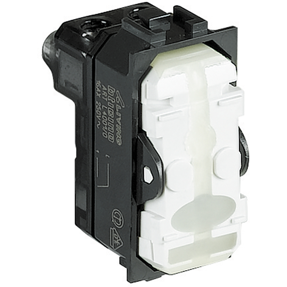 DADO INTERRUP CONMUTADOR 4 VIAS 250V 16A 1 MOD S/CUBRE TECLA LIVINGLIGHT LN4004
