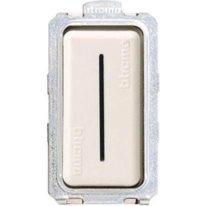 TAPA CIEGA C/SALIDA DE CABLE P/1 DADO MAGIC 5000/9