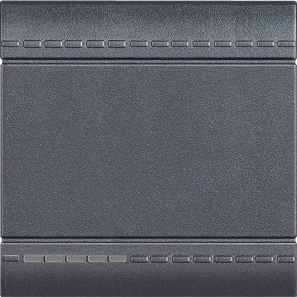 CUBRE TECLA  ILUMINABLE 2 MOD ANTRACITA  LIVINGLIGHT L4915M2N