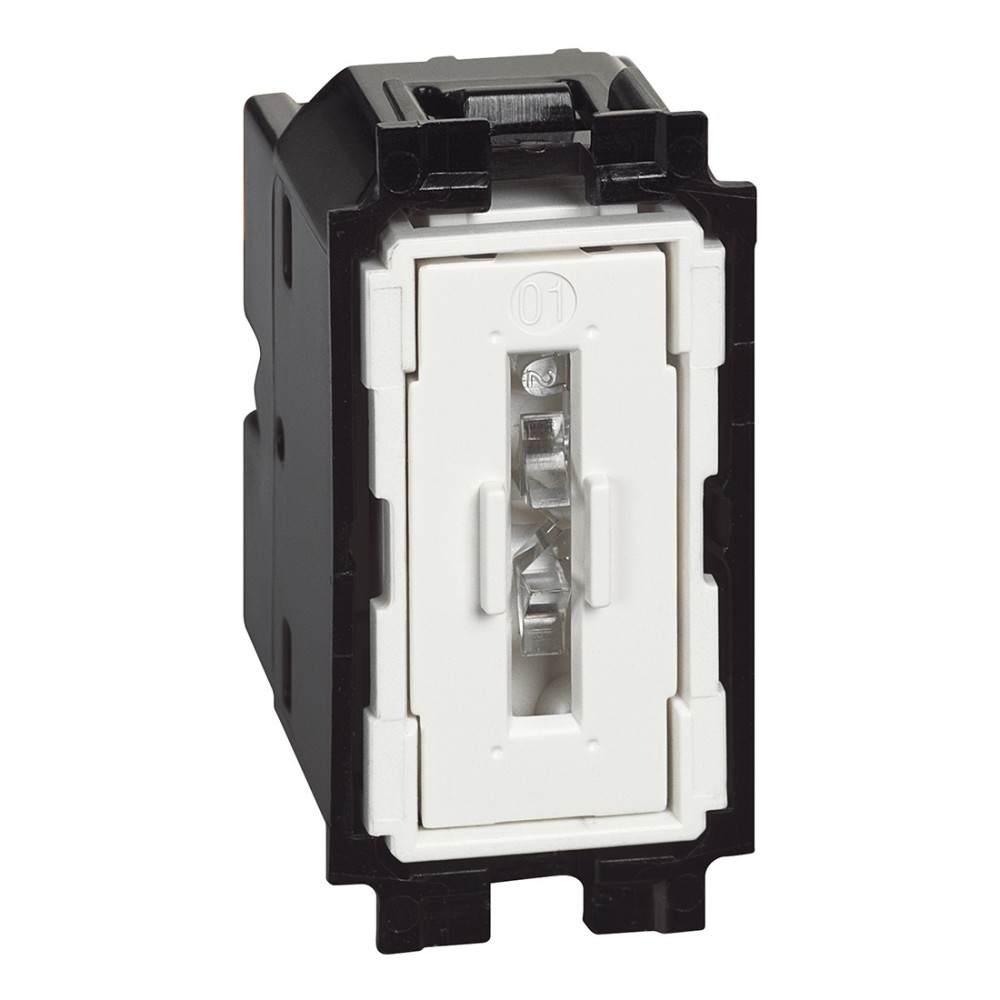 DADO INTERRUP PULSADOR 1P 250V 10A 1 MOD LIVING NOW K4005