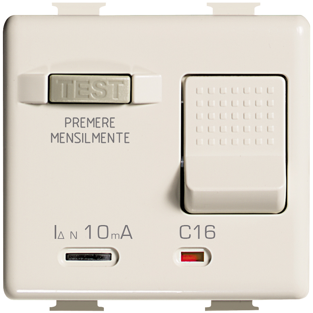 MATIX DADO INTERRUPTOR TERMODIFERENCIAL 1X16A 230V 3KA 2 MOD MARFIL A5256S