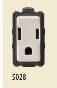 DADO TOMACORRIENTE AMERICANO 1 MOD MARFIL 2P+T 15A 220V MAGIC 5028