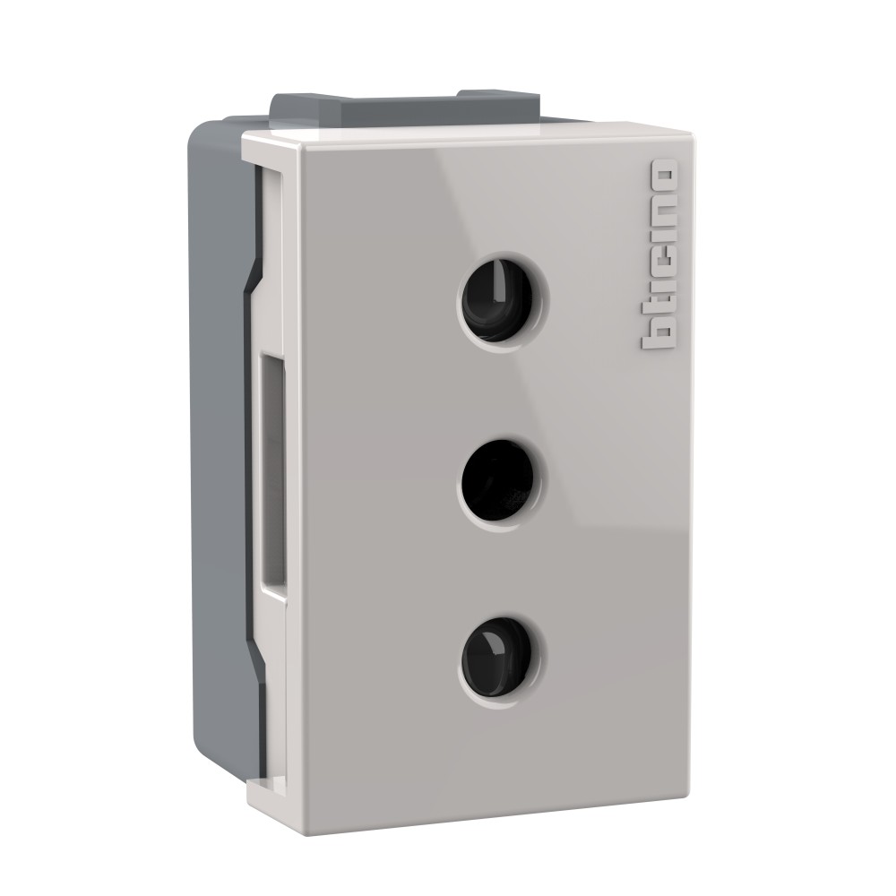 DADO TOMACORRIENTE 3 EN LINEA 1 MOD ARENA 2P+T 10A 250V MODUS4 AH2113EH