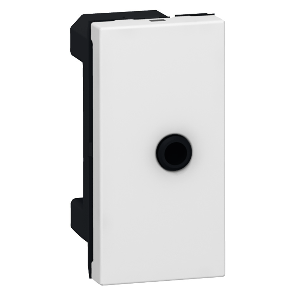 DADO TOMA AUDIO JACK 3.5MM 1 MOD BLANCO C/BORNERA MOSAIC 078764