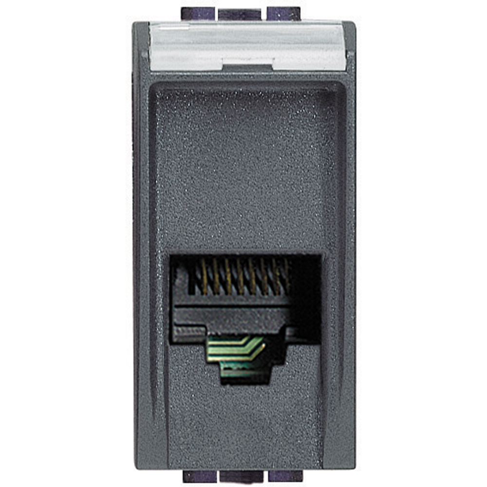 DADO TOMA TELEFONO RJ11 1 MOD ANTRACITA LIVINGLIGHT L4258/11N