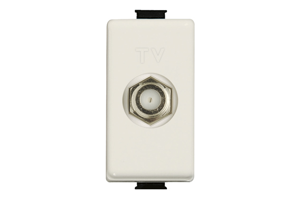 DADO TOMA COAXIAL TV TIPO F 1 MOD MARFIL MATIX A5152C