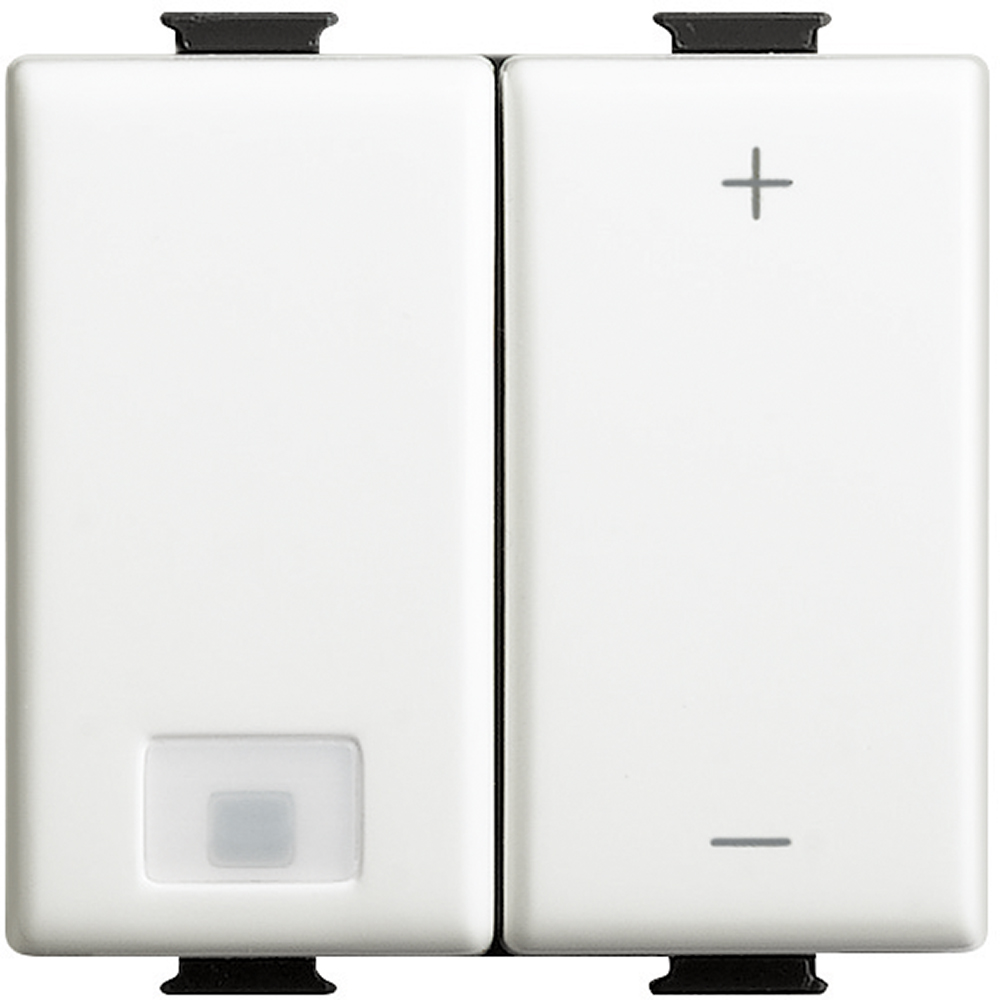 DADO DIMMER PULSADOR 40-60VA 230V 2 MOD BLANCO MATIX AM5710