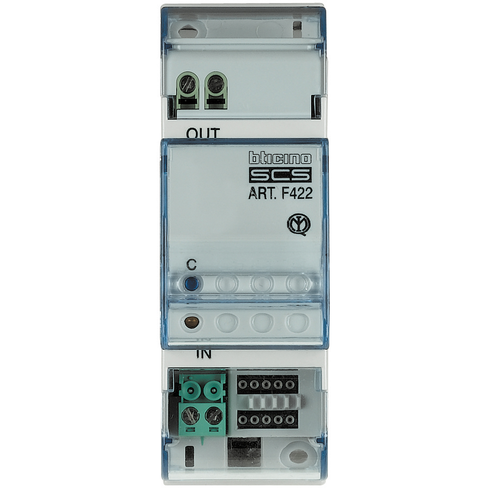GATEWAY INTERFAZ SCS BUS COMANDO IN OUT CONECTADO 2 MOD LIVING NOW F422