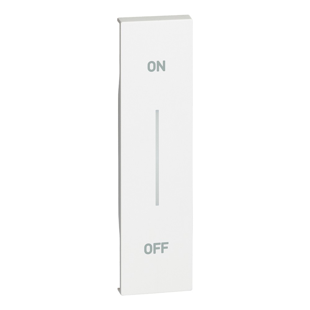 CUBRE TECLA  ILUMINABLE 1 MOD ON / OFF BLANCO  LIVING NOW KW01MHAG