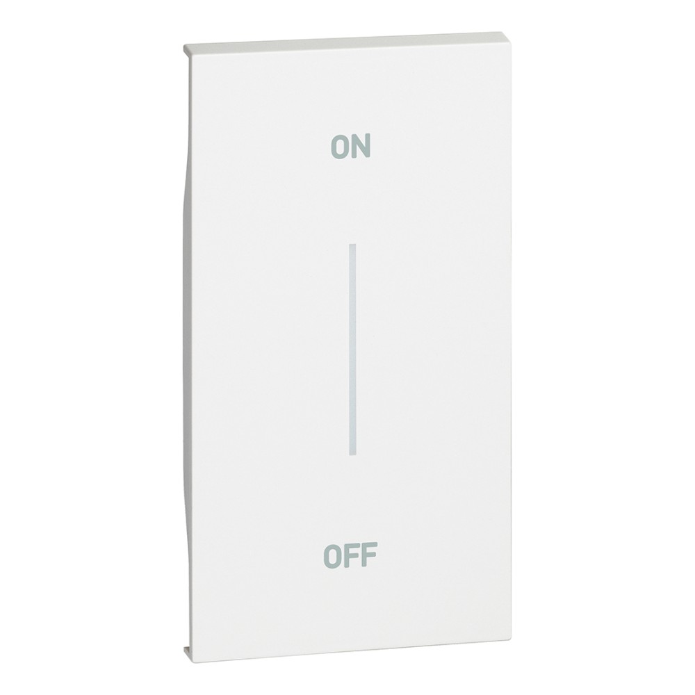 CUBRE TECLA  ILUMINABLE 2 MOD  ON / OFF BLANCO  LIVING NOW KW01MH2AG