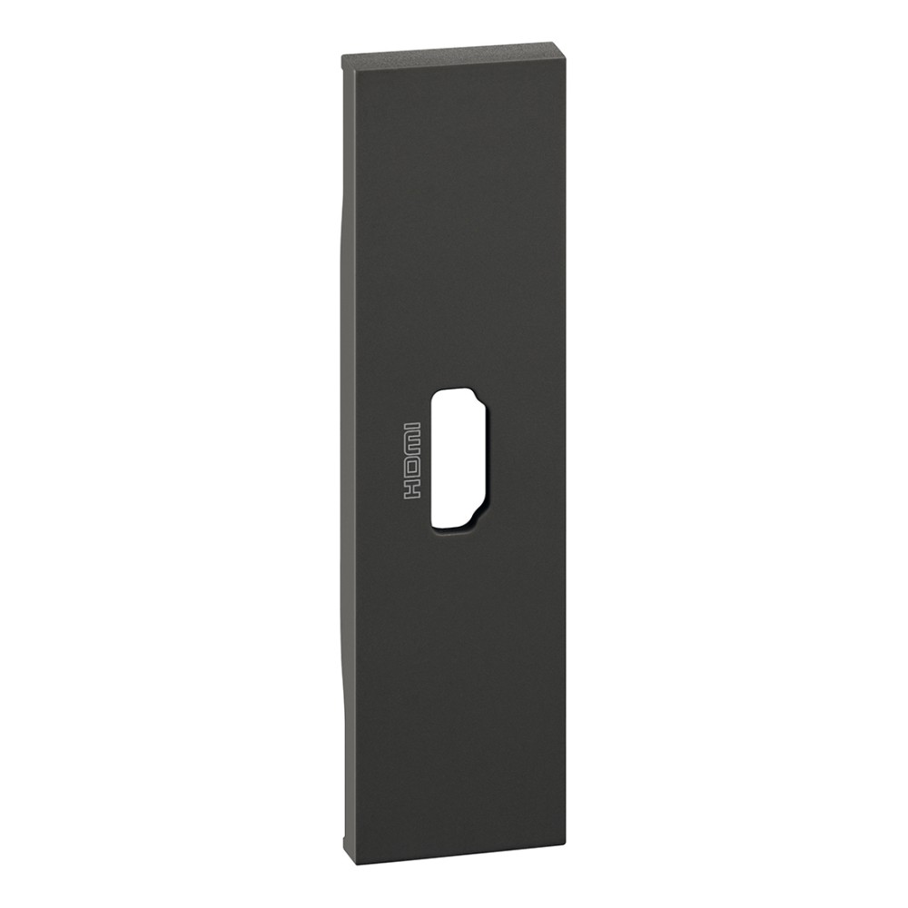 CUBRE TECLA  1 MOD NEGRO P/TOMA HDMI LIVING NOW KG14