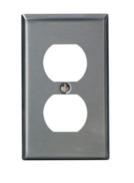 PLACA ACERO INOX DOBLE COLOR NATURAL 84003
