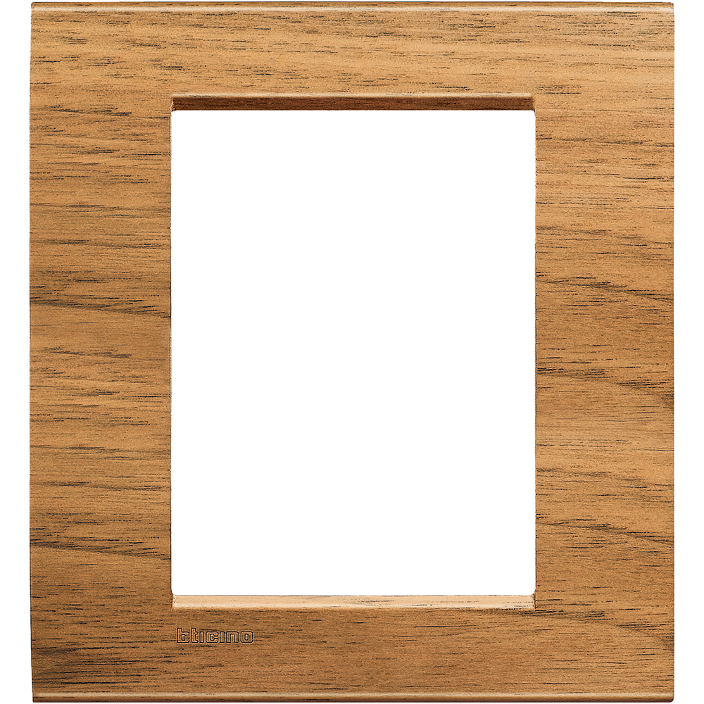 PLACA MADERA 3 MOD NOGAL LIVINGLIGHT LNA4803LNC