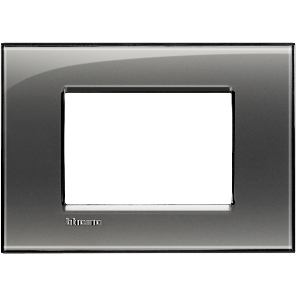 PLACA TECNOPOLIMERO 3 MOD. LIVING-LIGHT RECTANGULAR COLOR HUMO LNA4803KF