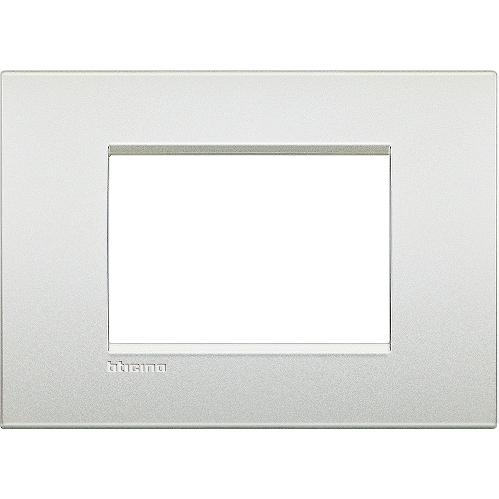 PLACA METAL 3 MOD COLOR BLANCO PERLA LIVINGLIGHT LNC4803PR