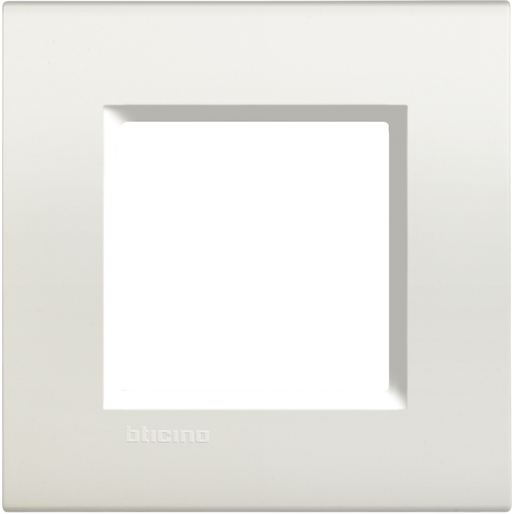 PLACA TECNOPOLÍMERO 2 MÓD. LIVING-LIGHT RECTANGULAR BLANCO LNA4802BI