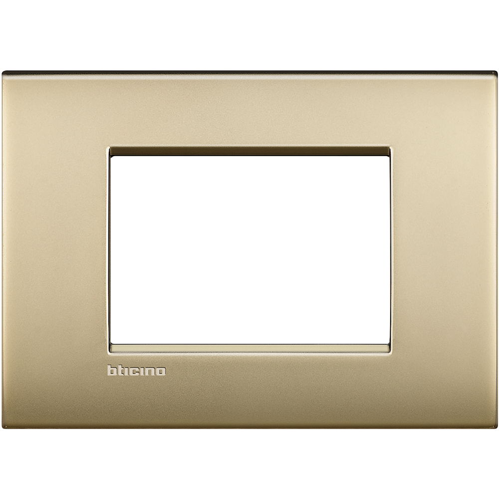 PLACA METAL 3 MOD ORO SATINADO LIVING-LIGHT AIR LNC4803OF