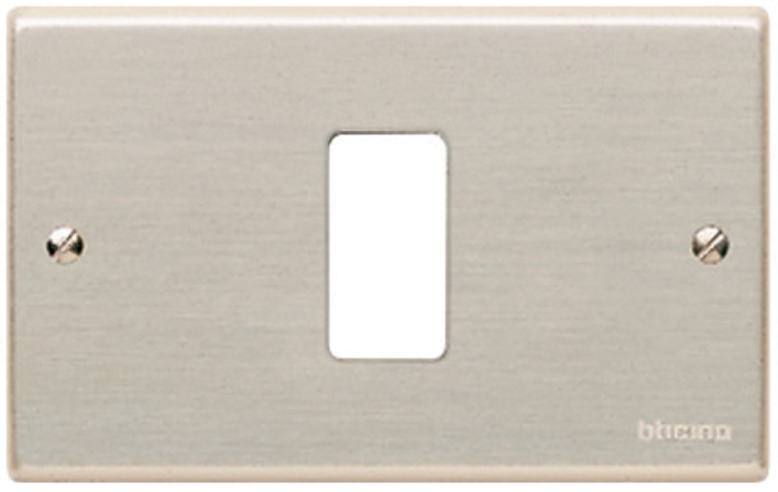 PLACA ALUMINIO 1 MOD COLOR CHAMPAGNE C/SOP MAGIC 503/1SR