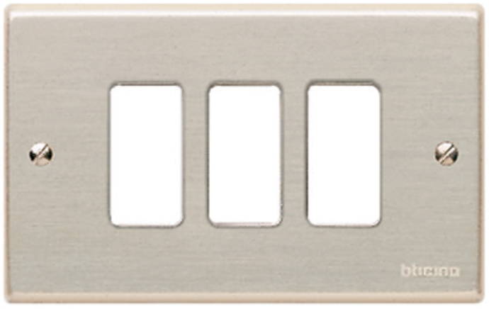 PLACA ALUMINIO 3 MOD COLOR CHAMPAGNE C/SOP MAGIC CLASICA 503/3SR