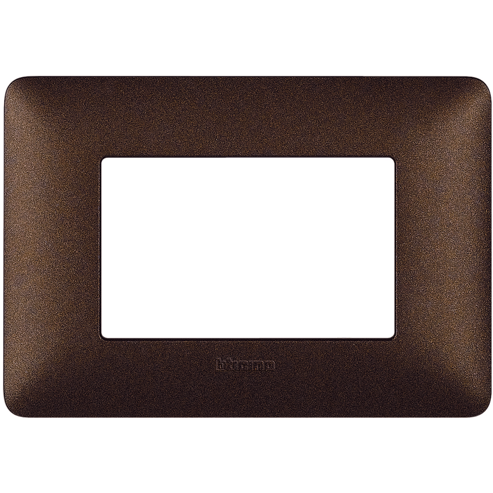 PLACA TECNOPOLIMERO 3 MOD COLOR MARRON MATIX AM4803TGG