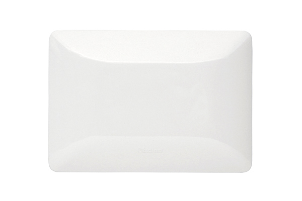 PLACA TECNOPOLIMERO CIEGA COLOR BLANCO C/SOP MATIX AM503S/0BN