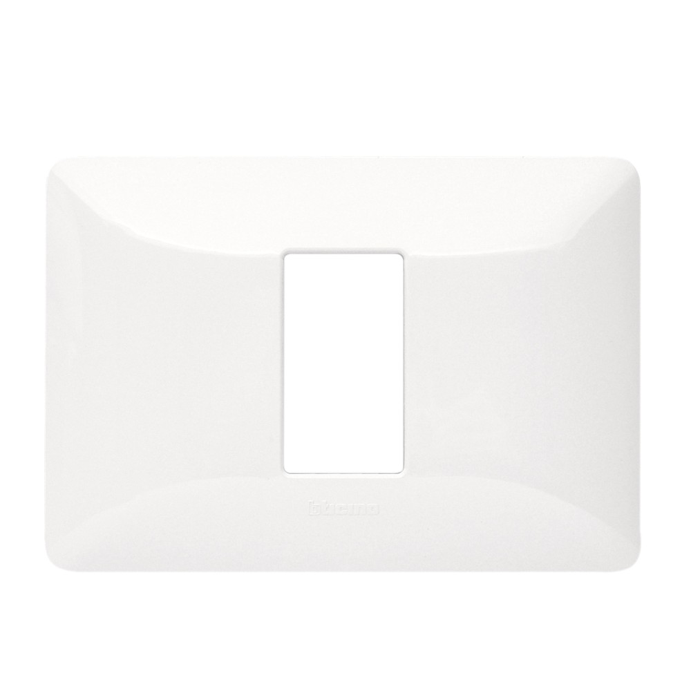 PLACA TECNOPOLIMERO 1 MOD COLOR BLANCO C/SOP MATIX AM503S/1BN