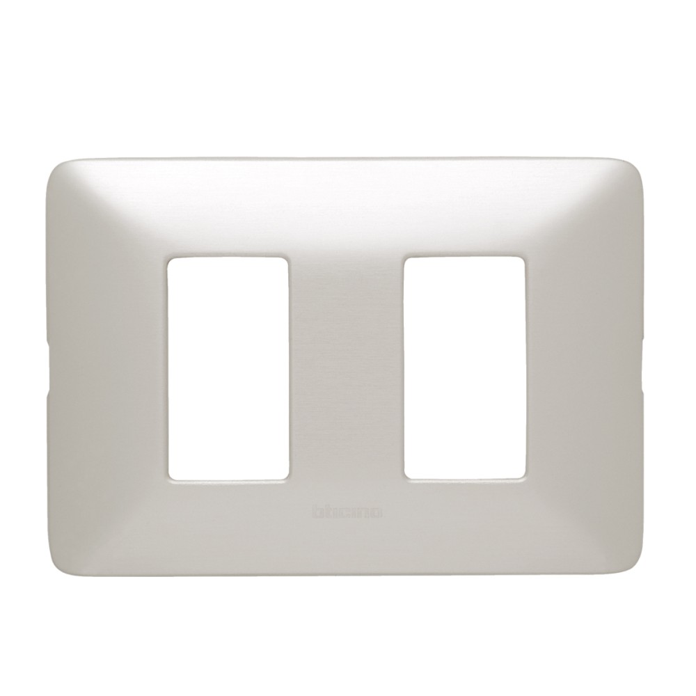PLACA ALUMINIO 2 MOD COLOR NATURAL C/SOP MATIX AM503SM2AL