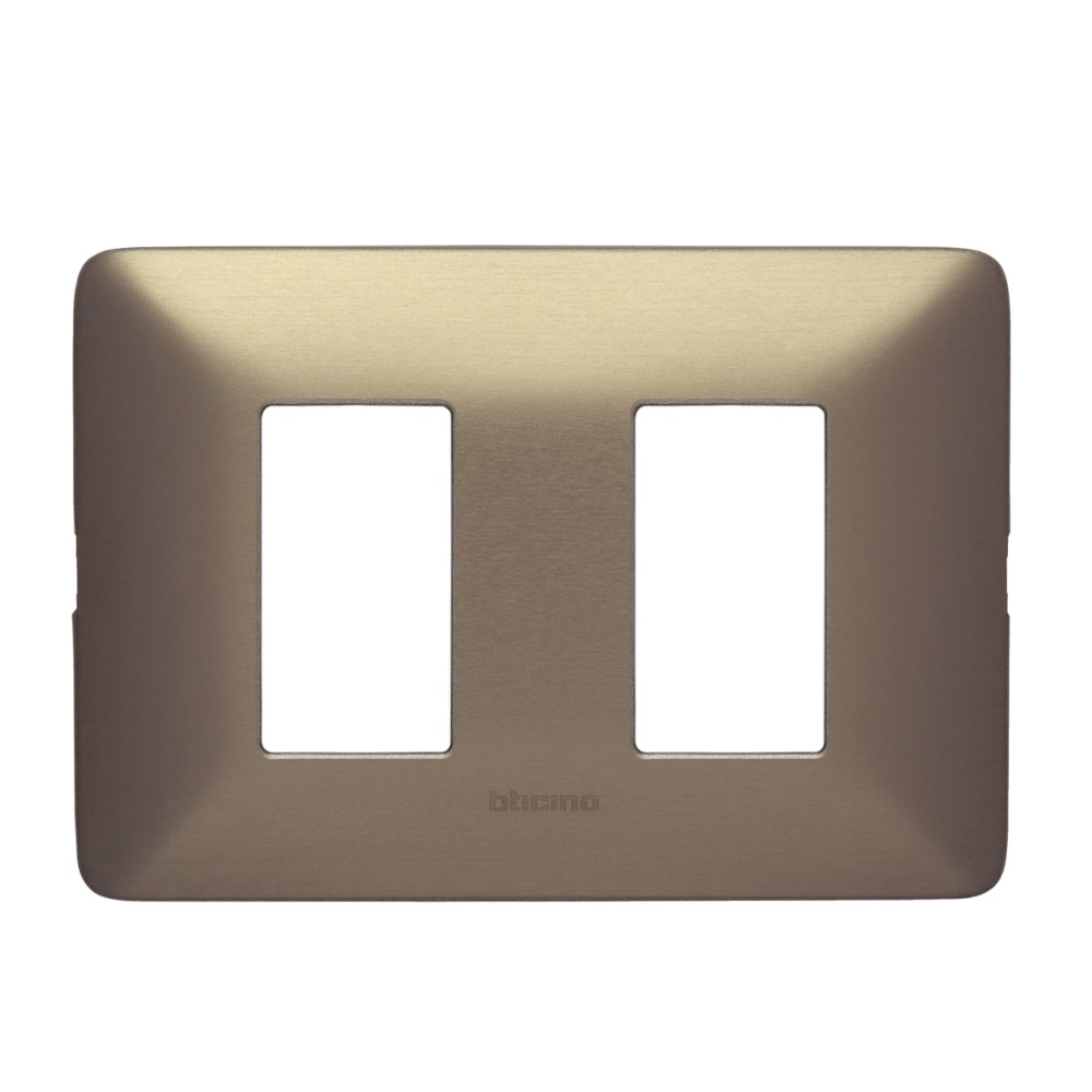 PLACA ALUMINIO 2 MOD COLOR TITANIO C/SOP MATIX AM503SM2TI