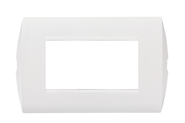 PLACA TECNOPOLIMERO 3 MOD COLOR BLANCO C/SOP MODUS STYLE AE5S3EB