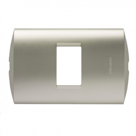 PLACA TECNOPOLIMERO 1 MOD COLOR PERLA C/SOP MODUS STYLE AE5S1ENA