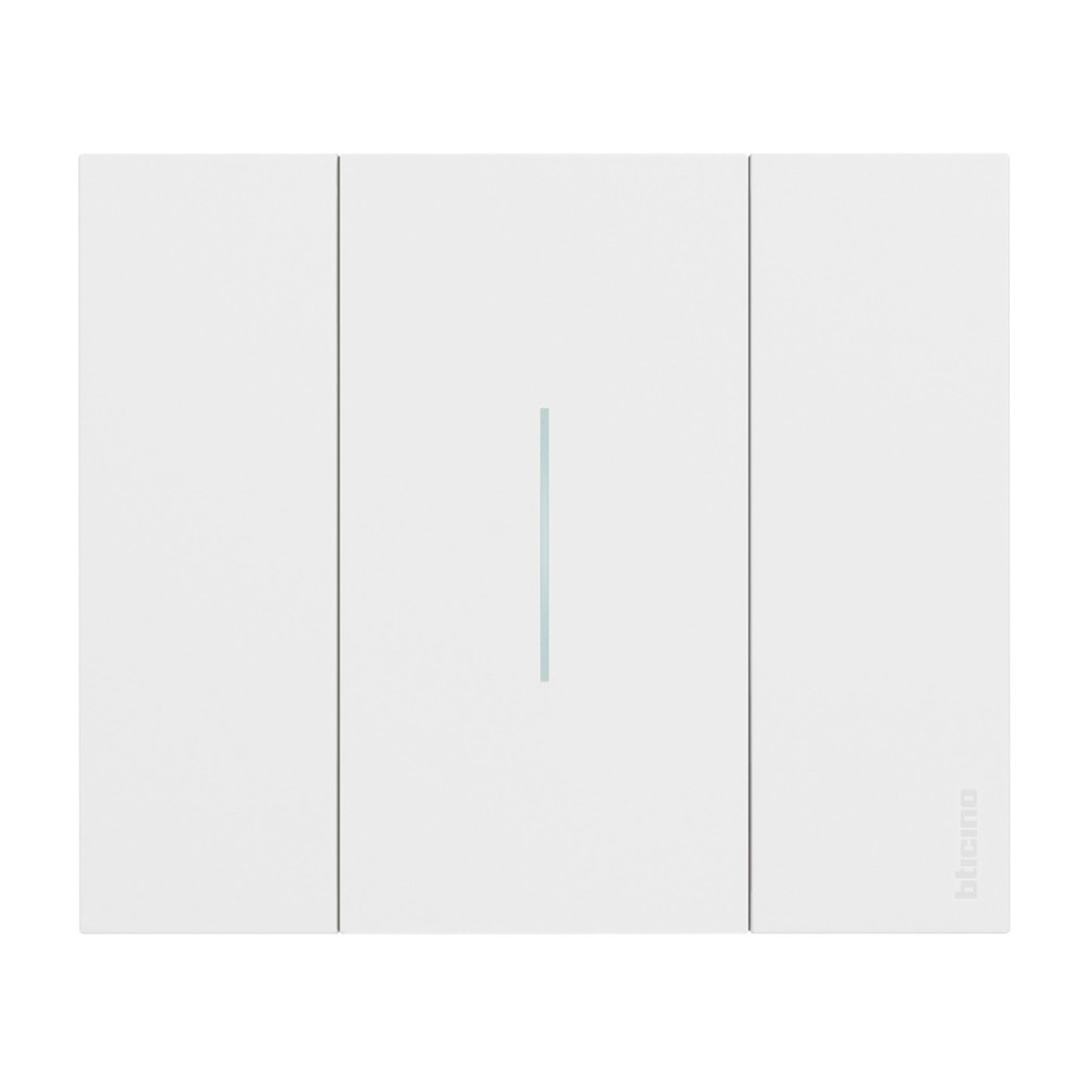 PLACA TECNOPOLIMERO 2 MOD BLANCO C/SOP LIVING NOW KA4802KW