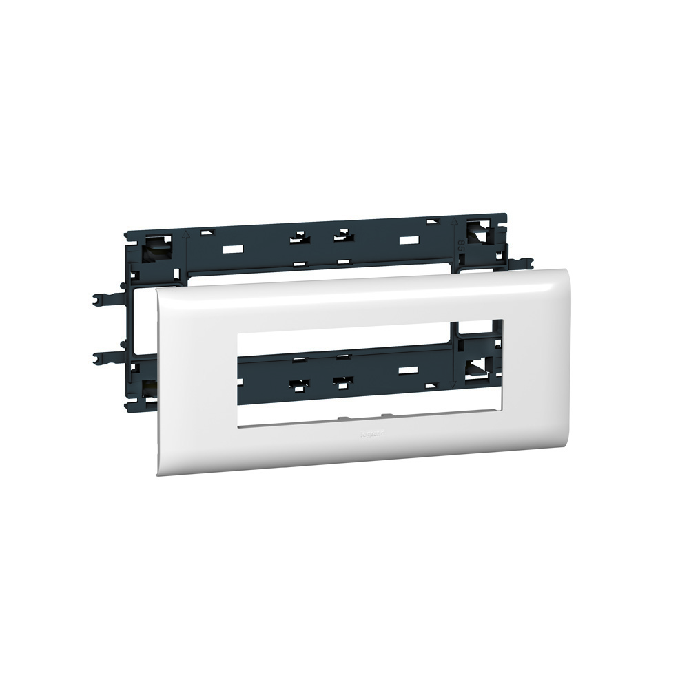 SOPORTE P/PLACA 6 MOD  TAPA 85MM MOSAIC II 010996