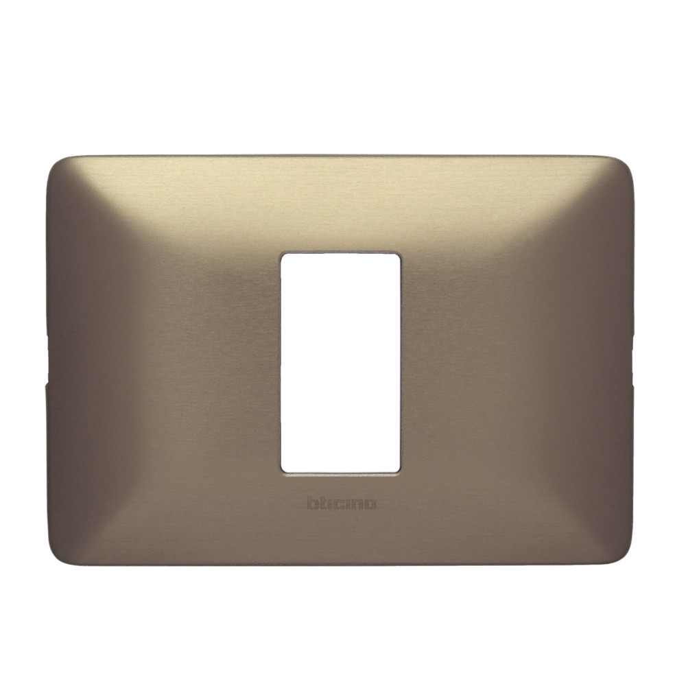 PLACA ALUMINIO 1 MOD COLOR TITANIO C/SOP MATIX AM503SM1TI