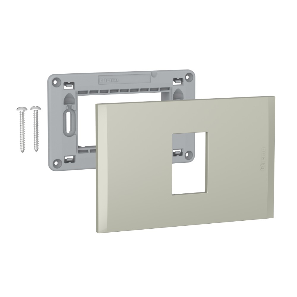 PLACA TECNOPOLIMERO 1 MOD TERRA C/SOP MODUS4 AH5S1TI