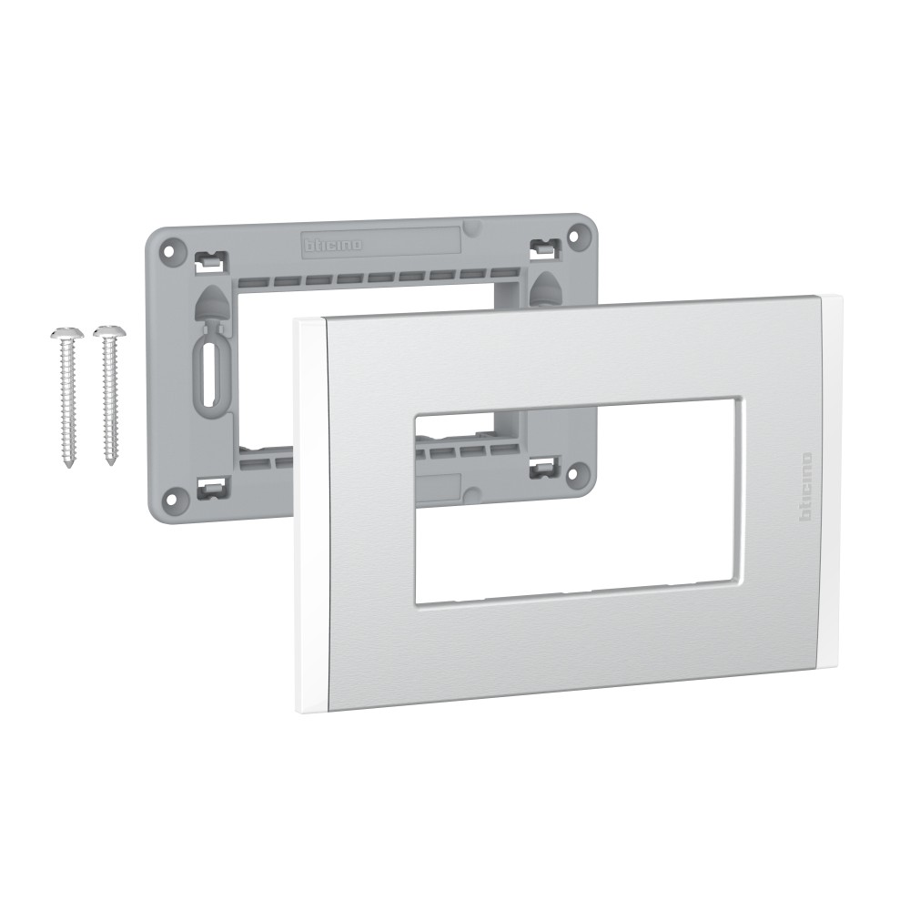 PLACA TECNOPOLIMERO 3 MOD ALUM NATURAL C/SOP MODUS4 AH5S3MN
