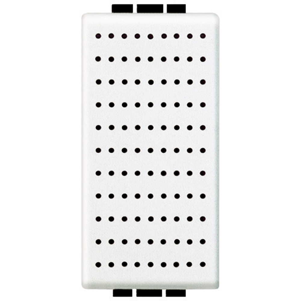 TIMBRE EN BRONCE 80DB 8VA 230VAC BLANCO 1 MOD LIVINGLIGHT N4351/230
